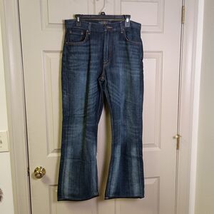 Lucky Brand Mens Jeans Size 34x32 Dark Wash 181 Relaxed Straight